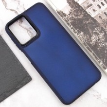 Чохол TPU+PC Lyon Frosted для Motorola Moto G14 – Темно-синій