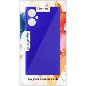 Чехол Silicone Cover Ummi Lakshmi Full Camera (AA) для Motorola Moto G14 – Синий