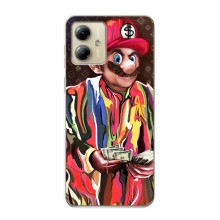 Брендновые Чехлы для Motorola MOTO G14 - (PREMIUMPrint) (Mario LV)