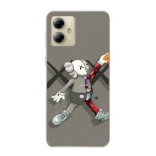 Чехлы для Motorola MOTO G14 - Bearbrick Louis Vuitton (PREMIUMPrint) (Беарбрик Джордан)