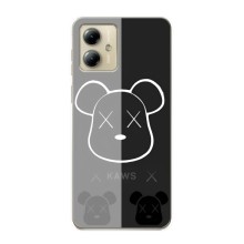 Чехлы для Motorola MOTO G14 - Bearbrick Louis Vuitton (PREMIUMPrint) (БеарБрик глаза)
