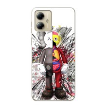 Чехлы для Motorola MOTO G14 - Bearbrick Louis Vuitton (PREMIUMPrint) (Беарбрик)