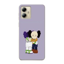 Чехлы для Motorola MOTO G14 - Bearbrick Louis Vuitton (PREMIUMPrint) (Дружба Беарбрик)
