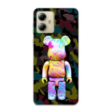 Чехлы для Motorola MOTO G14 - Bearbrick Louis Vuitton (PREMIUMPrint) (Яркий Bearbrick)