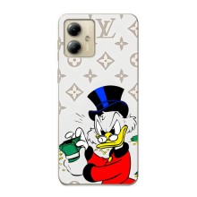 Чехлы для Motorola MOTO G14 - Скрудж МакДак Louis Vuitton (PREMIUMPrint) (Баксы Скрудж)