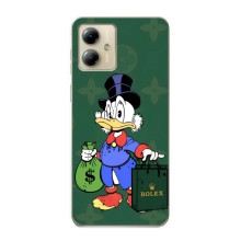 Чехлы для Motorola MOTO G14 - Скрудж МакДак Louis Vuitton (PREMIUMPrint) (Богатая Утка)