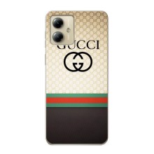 Чехлы ГУЧЧИ для Мото джи 14 (AlphaPrint) (GUCCI стиль)