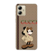Чехлы ГУЧЧИ для Мото джи 14 (AlphaPrint) (Mickey GUCCI)
