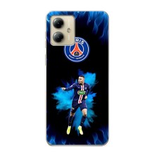 Чехлы Килиан Мбаппе для Motorola MOTO G14 (Мбаппе в огне)