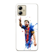 Чехлы Месси для Motorola MOTO G14 (AlphaPrint) (Лео Месси)