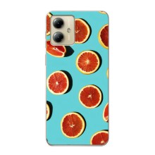 Чехлы с Фруктами для Motorola MOTO G14 (VPrint) (Грейпфрут)