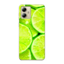Чехлы с Фруктами для Motorola MOTO G14 (VPrint) (Лайм)