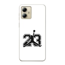 Чехлы для Motorola MOTO G14 - с картинкой JORDAN (AlphaPrint) (Jordan 23)