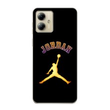 Чехлы для Motorola MOTO G14 - с картинкой JORDAN (AlphaPrint) (Jordan Gold)