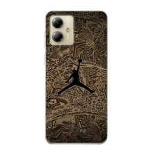 Чехлы для Motorola MOTO G14 - с картинкой JORDAN (AlphaPrint) (Logo Jordan)