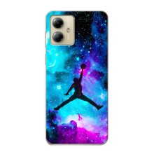 Чехлы для Motorola MOTO G14 - с картинкой JORDAN (AlphaPrint) (Яркий Джордан)
