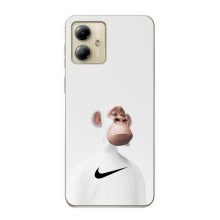 Чехлы с Обезьянами NFT для Motorola MOTO G14 (AlphaPrint) (обезьяна NFT Nike)