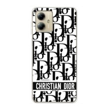 Чехол (Dior, Prada, YSL, Chanel) для Motorola MOTO G14 – Christian Dior