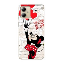 Чехол Disney Mouse Motorola MOTO G14 (PREMIUMPrint) (Heart Minni)