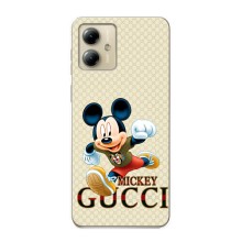 Чехол Disney Mouse Motorola MOTO G14 (PREMIUMPrint) (Mikki Gucci)