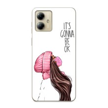 Чехол с печатью для Motorola MOTO G14 - (Мода) (AlphaPrint) (Коронавирус)