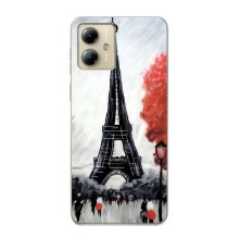 Чехол Эйфелева Башня для Motorola MOTO G14 - (AlphaPrint) (Башня в Париже)