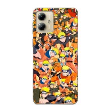 Чохли з принтом НАРУТО на Motorola MOTO G14 (Коллаж Наруто)
