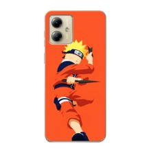 Чохли з принтом НАРУТО на Motorola MOTO G14 (Силует Наруто)
