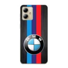 Чехол для Мото джи 14 - с принтом БМВ (AlphaPrint) (Лого BMW)