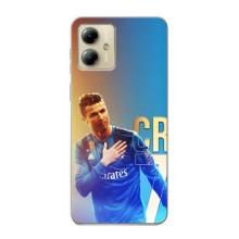 Чехол Криштиану Роналду для Motorola MOTO G14 (AlphaPrint) (CR7 Real)