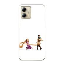 Чехол Рапунцель для Motorola MOTO G14 – Рапунцель и Флин