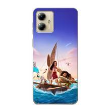 Чехол с мультфильмом Моана Motorola MOTO G14 (Моана и Мауи)
