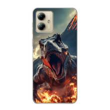 Чехол с картинкой «Хищники» для Motorola MOTO G14 – Динозавр