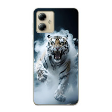 Чехол с картинкой «Хищники» для Motorola MOTO G14 – Тигр