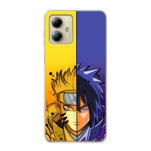 Купить Чехлы на телефон с принтом Anime для Моторола Мото Джи 14 – Naruto Vs Sasuke
