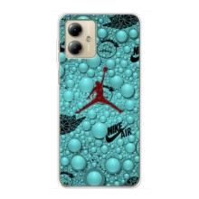 Силиконовый Чехол Nike Air Jordan на Моторола Мото Джи 14 – Джордан Найк