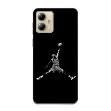 Силиконовый Чехол Nike Air Jordan на Моторола Мото Джи 14 (Джордан)
