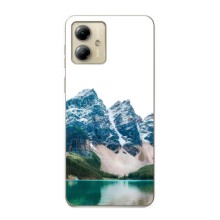 Силиконовый чехол с КАРТИНКАМИ лето для Motorola MOTO G14 (AlphaPrint) (Гори)