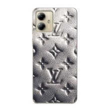 Текстурный Чехол Louis Vuitton для Моторола Мото Джи 14 (Бежевый ЛВ)