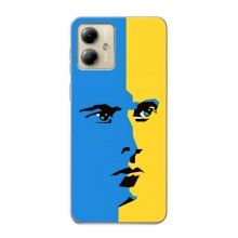 Украинские Чехлы для Motorola MOTO G14 с картинкой УПА (AlphaPrint) (Степан Бандера)