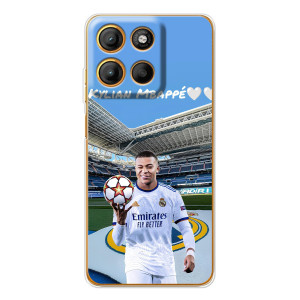 Чехол (TPU) с Футболистом на Motorola Moto G15 Power – Mbappe Real