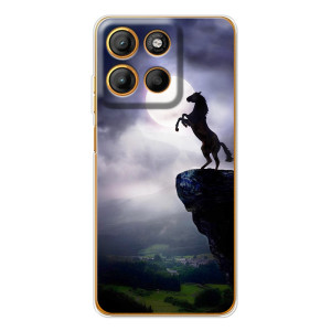 Чехлы с изображением разных животных для Motorola Moto G15 Power – Лошадь