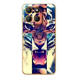 Чехлы с изображением разных животных для Motorola Moto G15 Power – Яркий Тигр