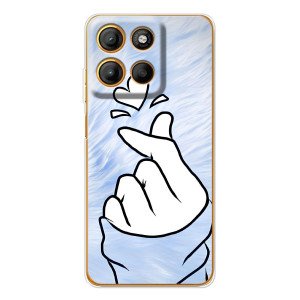 Чехлы (Знак сердечка) на Motorola Moto G15 Power