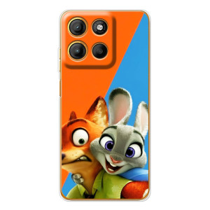 Чехлы ЗВЕРОПОЛИС для Motorola Moto G15 Power (Ник и Хопс)