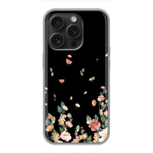 Чехол для graagos Moto G15 Power - с принтом (Дизайнерские) (AlphaPrint) (Маленькие цветы)