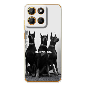 Чехол ДОБЕРМАН для Motorola Moto G15 Power (Три добермана)