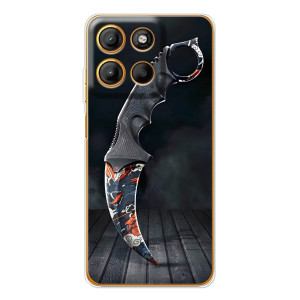 Чехол КИБЕРСПОРТ для Motorola Moto G15 Power (Кинжал КС ГО)