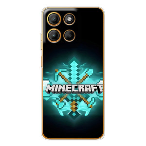Чехол майнкрафт для Motorola Moto G15 Power – MineCraft 2
