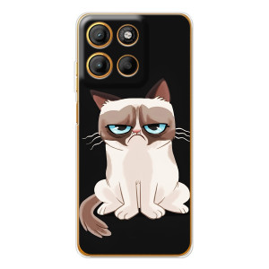 Чехол на тематику: Коты для Motorola Moto G15 Power (Взгляд кота)